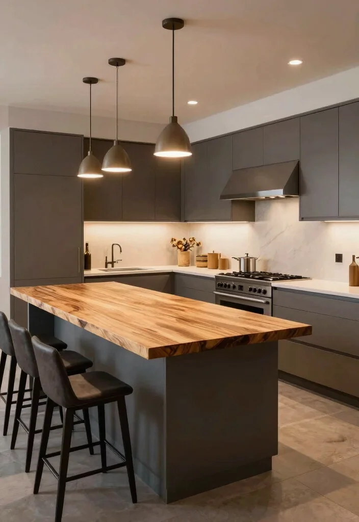 14 Kitchen Island Ideas for Extra Prep and Seating Space 78 14 Kitchen Island Ideas for Extra Prep and Seating Space - 8. L-Shaped Kitchen Island 1