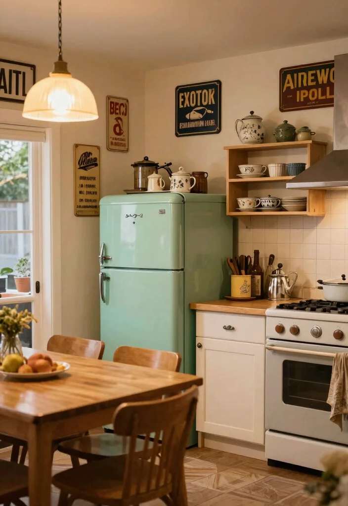 14 Kitchen Style Ideas for a Fresh Updated Look - 10. Use Vintage Accents 1