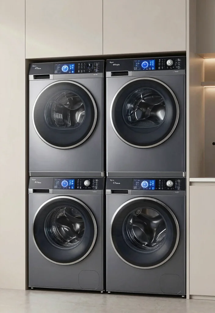 14 Laundry Utility Room Ideas for a More Efficient Daily Routine 133 14 Laundry Utility Room Ideas for a More Efficient Daily Routine - 13. Smart Laundry Tech 1