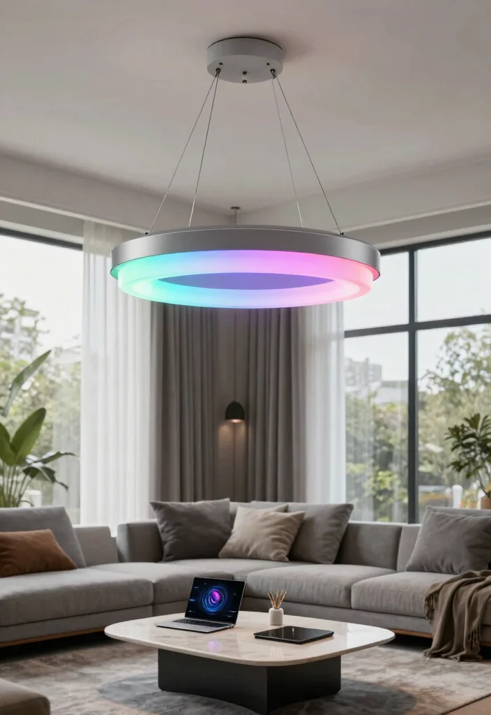 14 Modern Chandelier Ideas to Brighten Your Living Room Style - 11. Smart Chandeliers 1