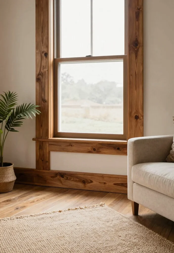 14 Modern Wall Trim Styles to Refresh Any Room Effortlessly 1 14 Modern Wall Trim Styles to Refresh Any Room Effortlessly - 1. Reclaimed Wood Trim 1