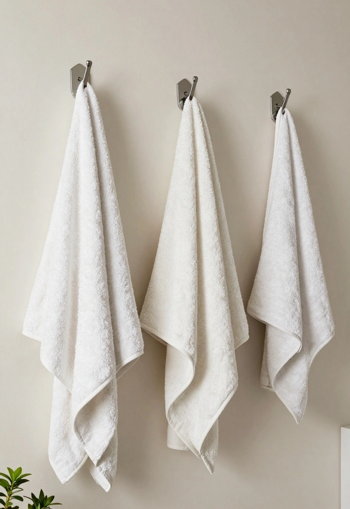 14 Small Bathroom Storage Ideas for a Clutter Free Look - 6. Hooks and Racks 1