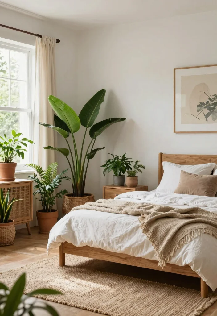 14 Small Bedroom Ideas to Make Compact Rooms Feel Larger 133 14 Small Bedroom Ideas to Make Compact Rooms Feel Larger - 13. Incorporate Natural Elements 1