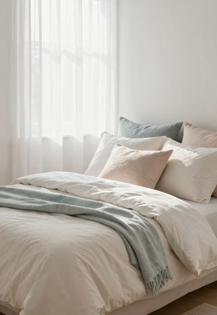 14 Small Bedroom Ideas to Make Compact Rooms Feel Larger 56 14 Small Bedroom Ideas to Make Compact Rooms Feel Larger - 6. Use Light Fabrics 1