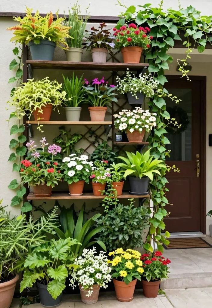 14 Small Front Yard Landscaping Ideas to Maximize Tight Spaces - 1. Vertical Gardens for Space Saving 1