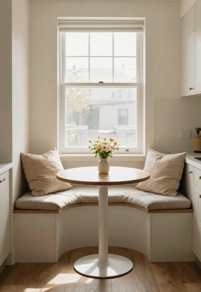 14 Small Kitchen Ideas to Open Up Your Cooking Space 67 14 Small Kitchen Ideas to Open Up Your Cooking Space - 7. Create Nooks for Dining 1