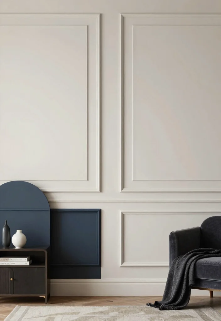 14 Wall Molding Ideas to Instantly Elevate Plain Home Walls 111 14 Wall Molding Ideas to Instantly Elevate Plain Home Walls - 11. Geometric Molding Patterns 1