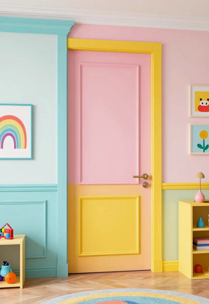 14 Wall Molding Ideas to Instantly Elevate Plain Home Walls 133 14 Wall Molding Ideas to Instantly Elevate Plain Home Walls - 13. Painted Molding Accents 1