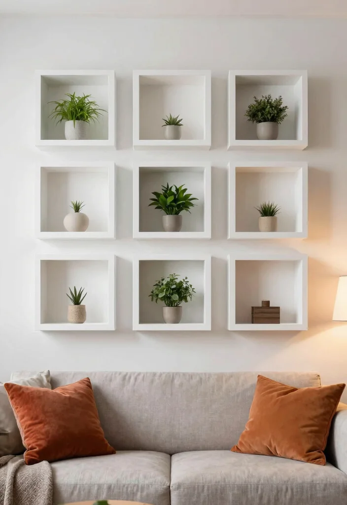 14 Wall Molding Ideas to Instantly Elevate Plain Home Walls 34 14 Wall Molding Ideas to Instantly Elevate Plain Home Walls - 4. Modern Shadow Boxes 1