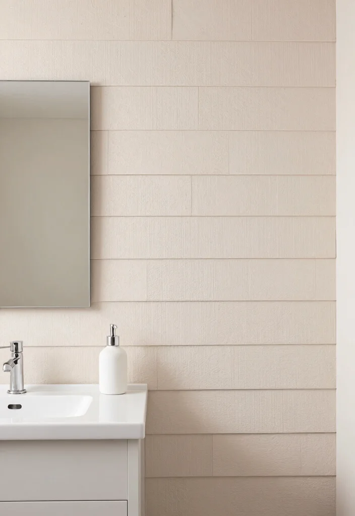 15 Remodeling Bathroom Ideas for a More Modern Upgrade 34 15 Remodeling Bathroom Ideas for a More Modern Upgrade - 4. Textured Walls 1