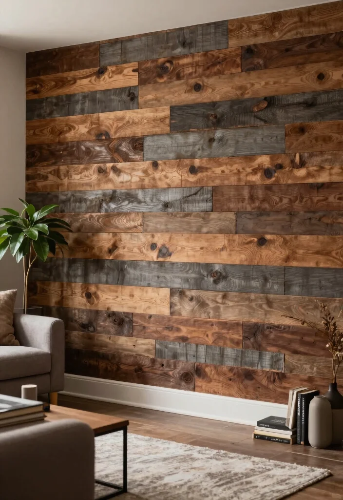 15 Wall Paneling Design Ideas for a Fresh Modern Home Update - 1. Reclaimed Wood Planks 1