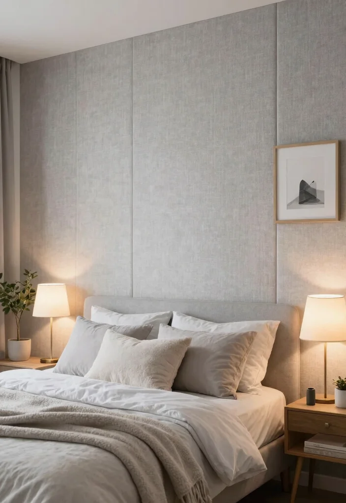 15 Wall Paneling Design Ideas for a Fresh Modern Home Update - 4. Fabric-Wrapped Panels 1