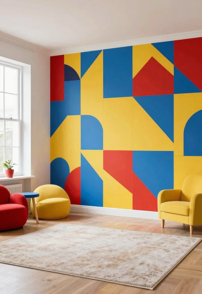 15 Wall Paneling Design Ideas for a Fresh Modern Home Update - 5. Geometric Patterns 1